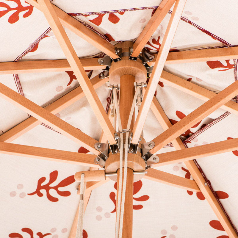 Market 84'' W Umbrella, Red