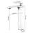 Single-handle Bathroom Faucet with Drain Assembly-74719357