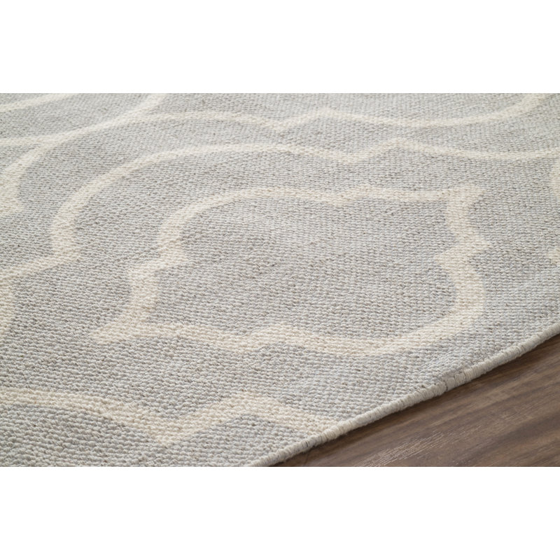 Apasra Cotton Geometric Indoor Rug, Rectangle 8' x 10'