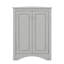 Armoire de rangement triangulaire pour salle de bain avec étagères réglables, version autoportante idéale pour la cuisine-1548675455