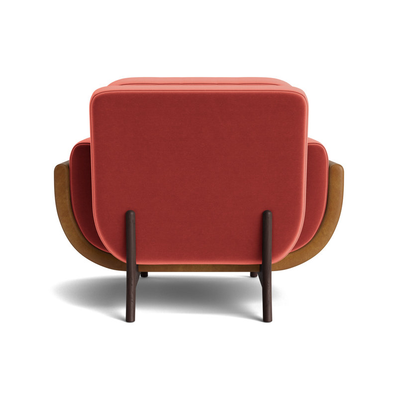 Regatta Chair, Performance Velvet - Sienna/Bedford - Saddle, Java
