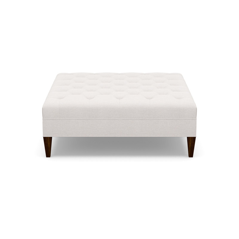 Square Ottoman, Walnut, 9637-82