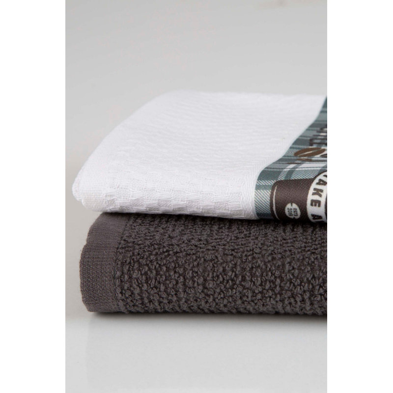 Ensemble de 2 essuie-mains 2 pièces 100% coton