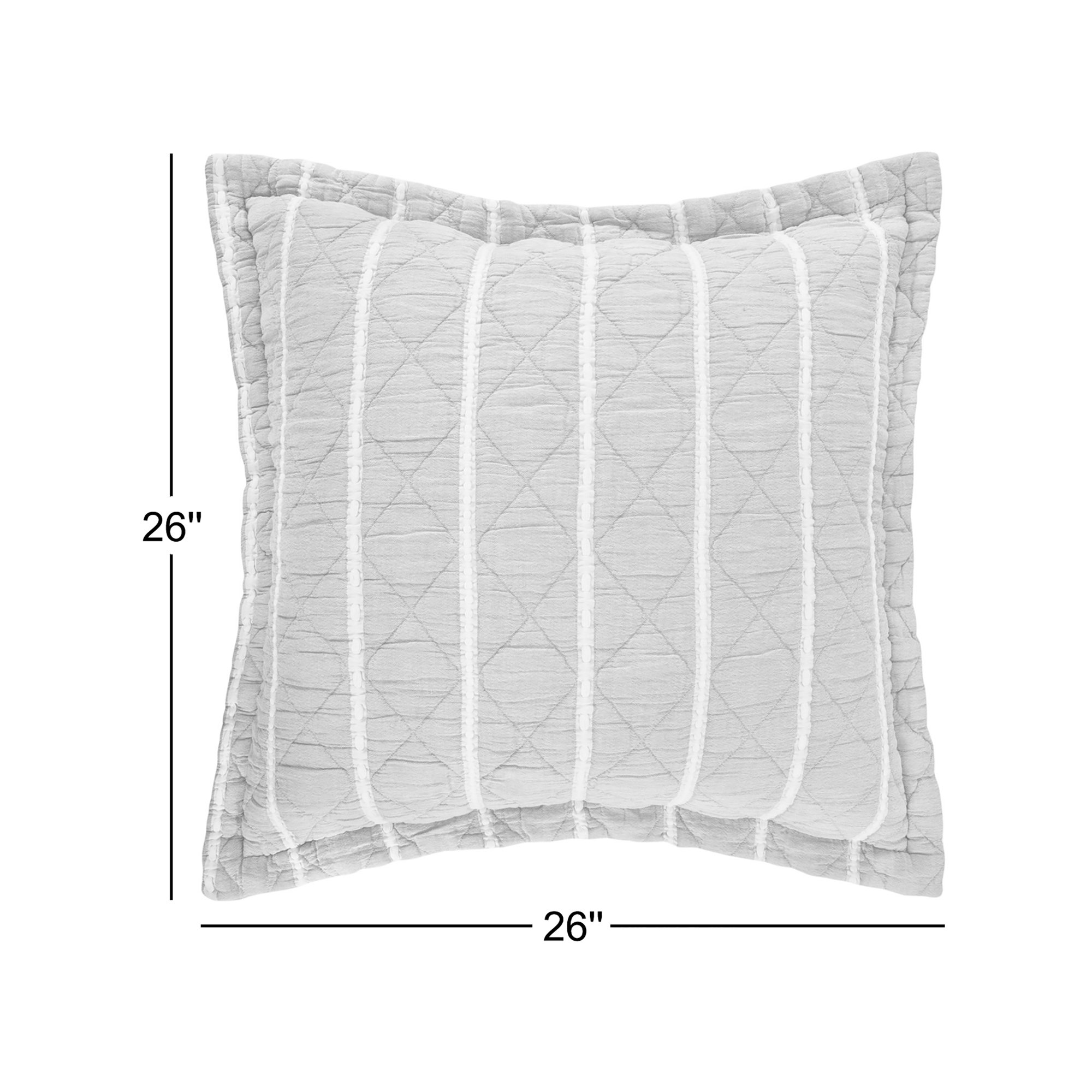Pacifica Euro Sham, White