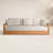 Melrose 76.55'' Teak Outdoor Sofa-900930704
