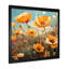Jaune et vert Poppy Meadows 1 - coquelicots, art mural-665580422-665580417
