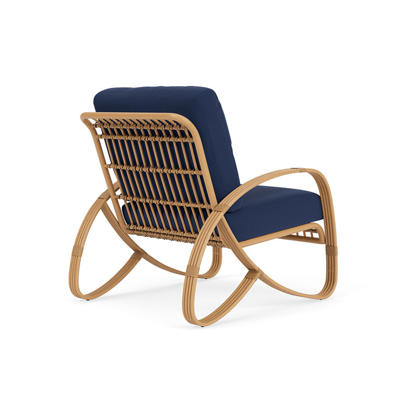 Riviera Outdoor Lounge Chair, Beach Navy