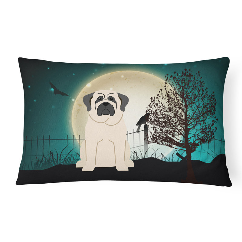 Halloween Throw Pillow, White