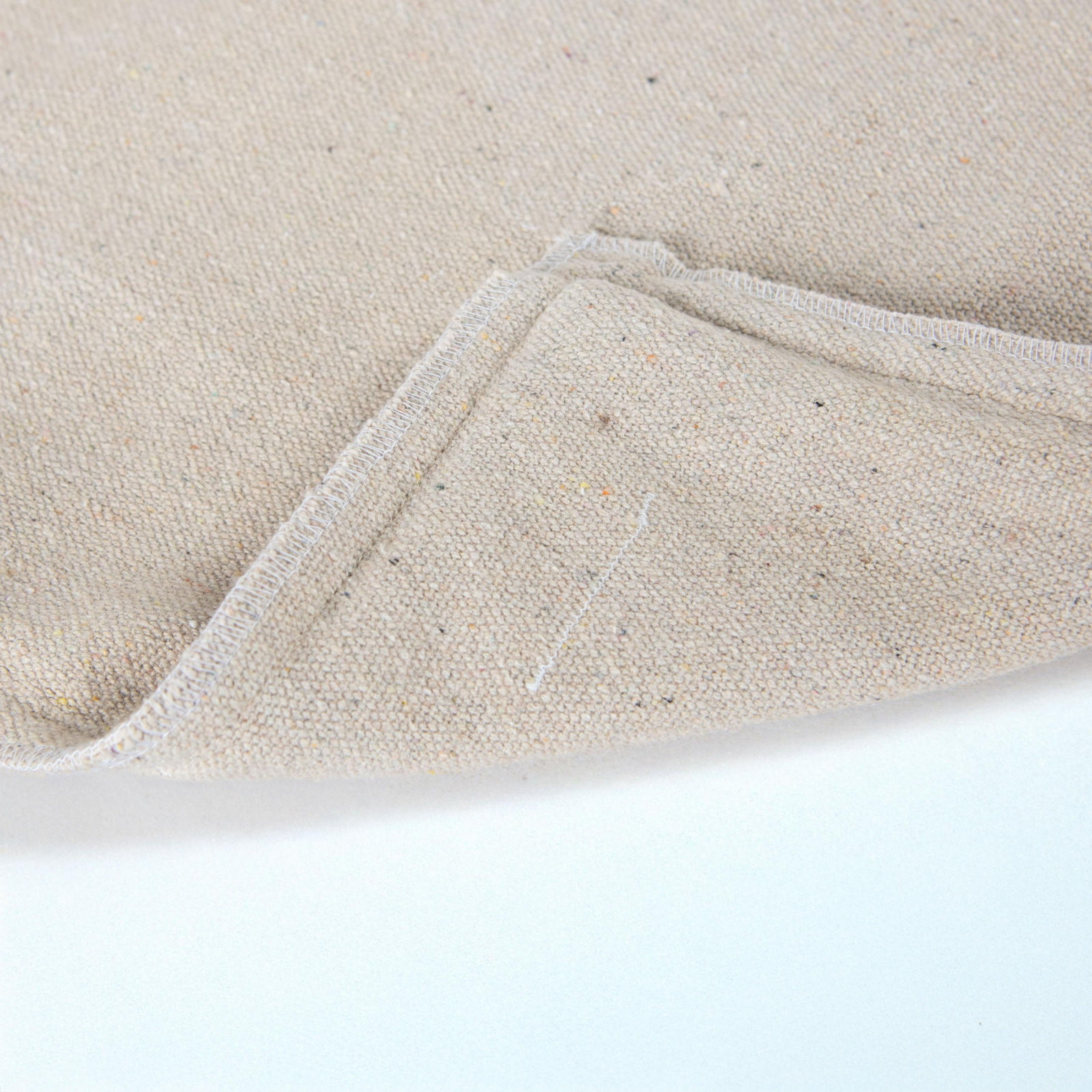 100% Recycled Cotton Canvas Throw Pillow, Polyester, Rust/Natural