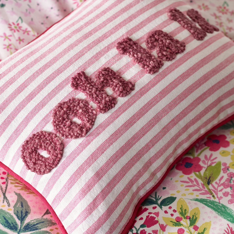 Oh La La Tufted Stripe Cushion