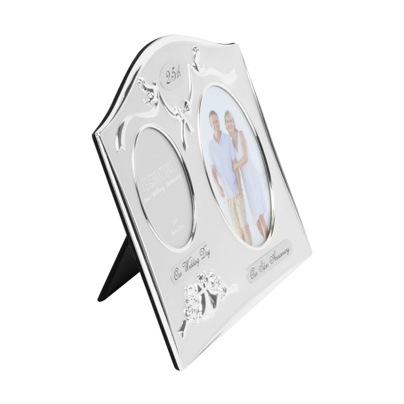 Silver Metal Silver Plated Picture Frame