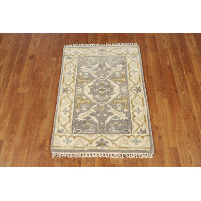Tapis indien géométrique Oushak 2x3