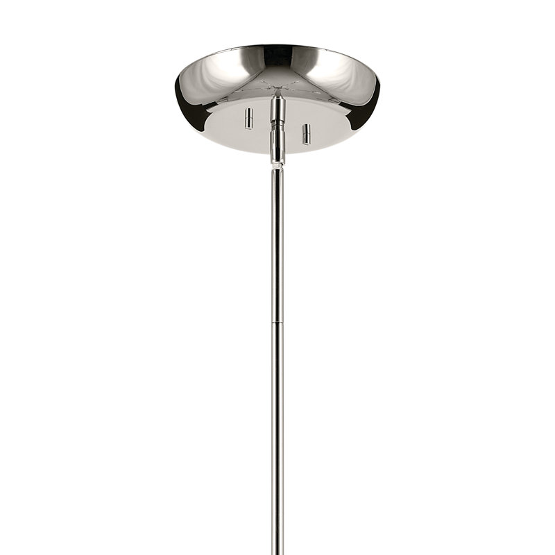  Lustre DEL à 2 niveaux avec verre stratifié, H 24,75 po x l 30 po x P 30 po, Nickel poli, 10