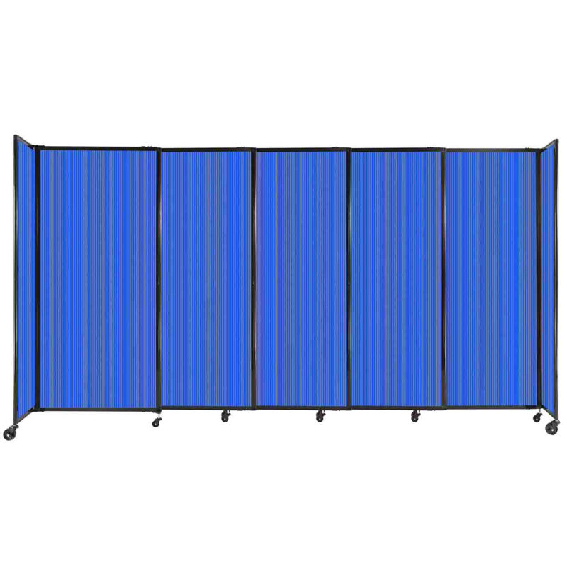 Cloison murale en polycarbonate 360, H 72 po x l 135 po x P 1 po, Blue