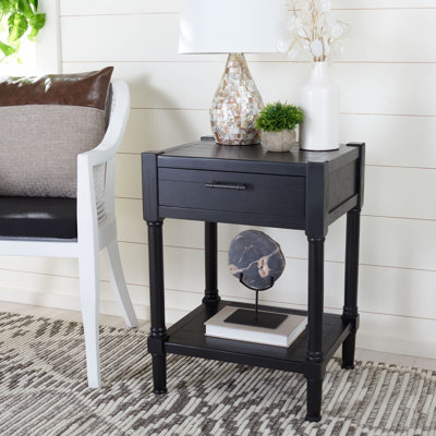 Table de bout avec rangement Theresa