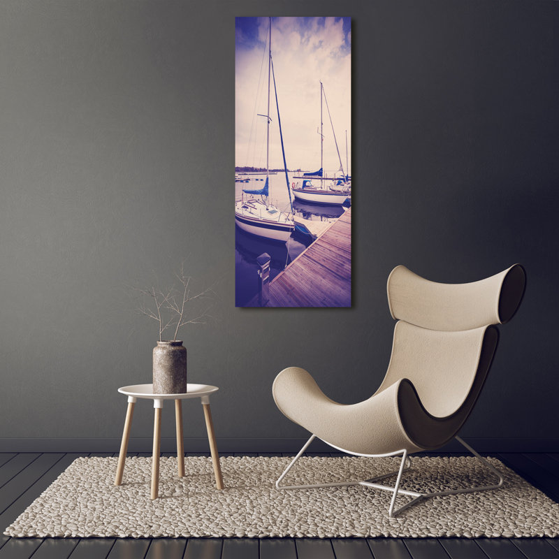 Yachts - Wrapped Canvas Print