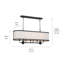  Lustre linéaire 8 lumières Heddle 42,5 pouces en laiton naturel-70048070