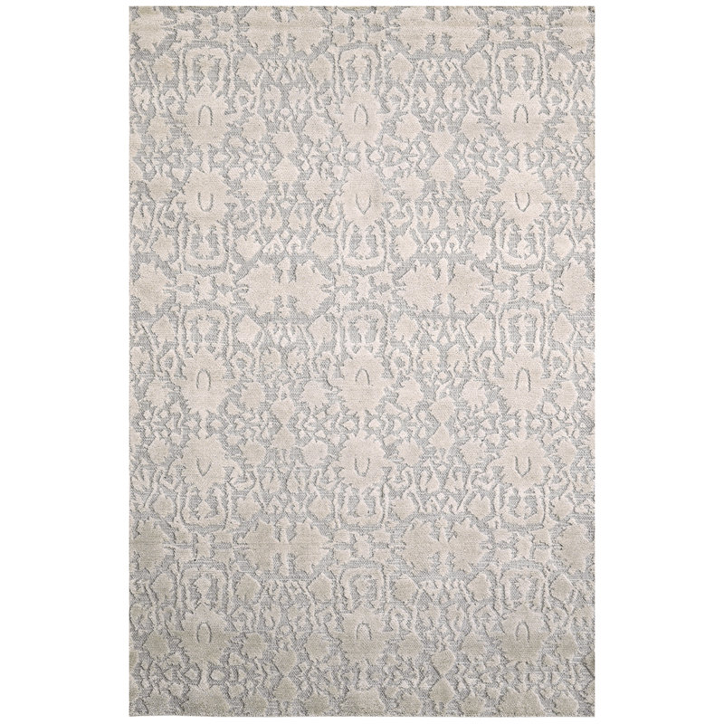 Wool Area Rug, Rectangle 6' x 9'