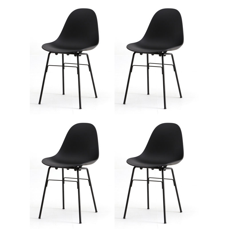 TA Side & Dining Chair (Set of 4), Black