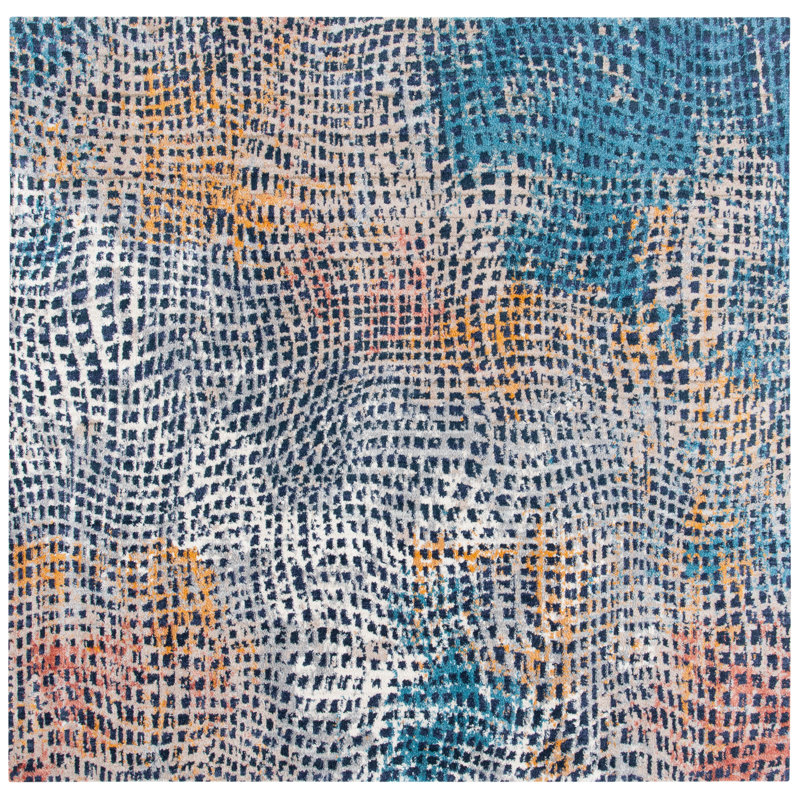Ahmyla Performance Rug, Square 6'7"