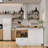 59'' Wide Kitchen Island With Strong Storage And Expandable Tabletop