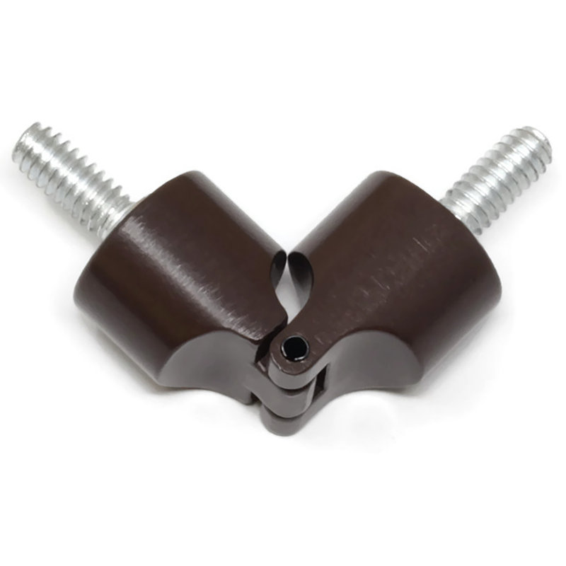 Accessoire de quincaillerie pour rideau Peiffer, Bronze