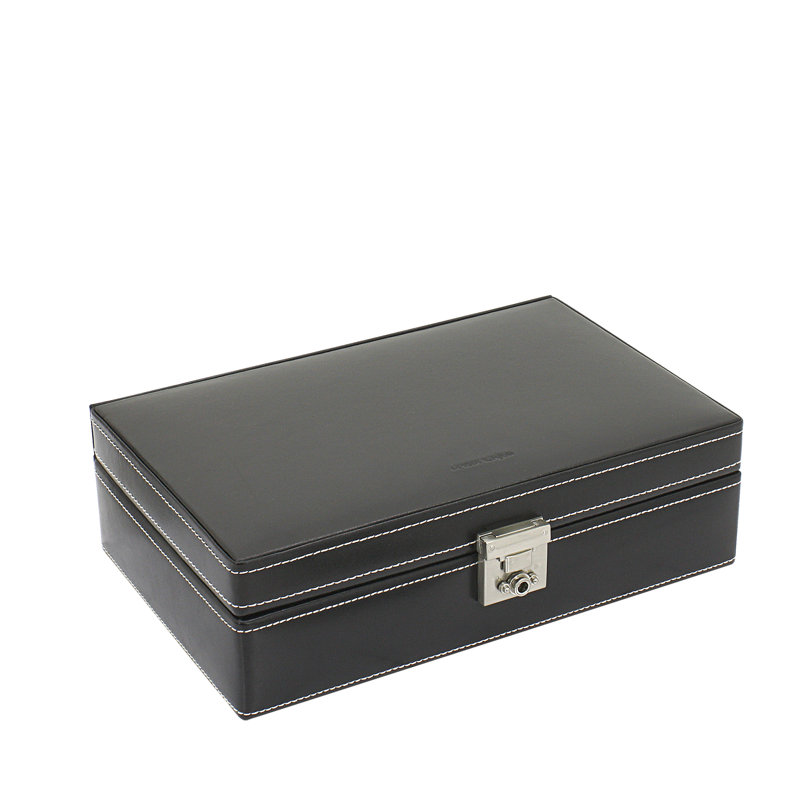 London Leather Watch Box + Locking
