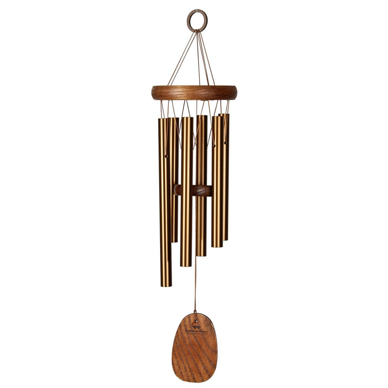 Carillon Woodstock Chimes, H 16 po x l 4 po x P 4 po, Bronze