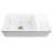 Pranav 36'' L Single Bowl Fireclay Kitchen Sink