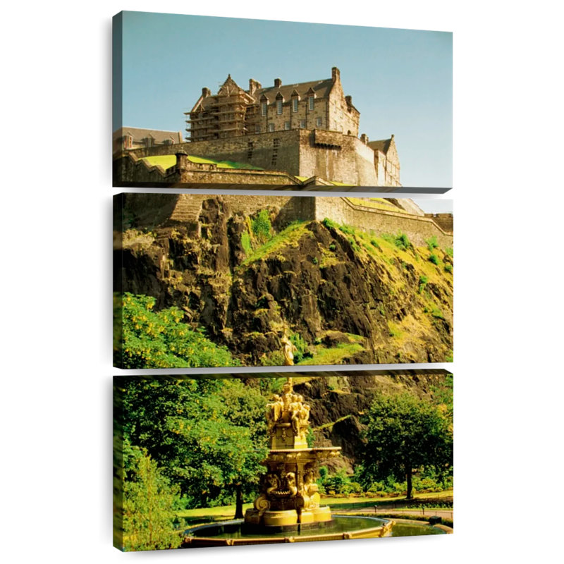 Nicci Cliffside Edinburgh Castle, 38" H x 24" W