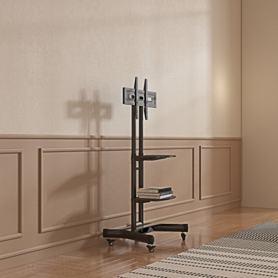 Universal Swivel TV Stand Height Adjustable Table Top