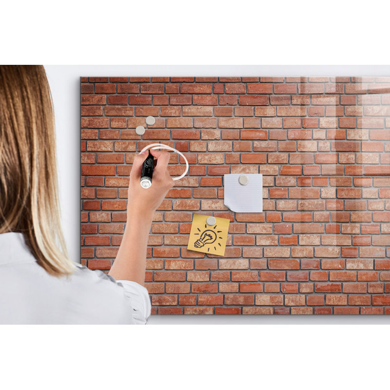 Magnetic Glass Photo Memo Board