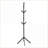 Coat Racks, Modern Industrial Free Standing 4-Tier 8 Hooks 70"H Entryway Hall Tree | Black | Metal
