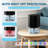 Kloudic 37OZ Small Dehumidifier with Auto Shut Off, Auto Defrost, Color-Changing Indicator & Washable Filter, Ultra-Quiet for Bathroom, Bedroom, Closet, RV