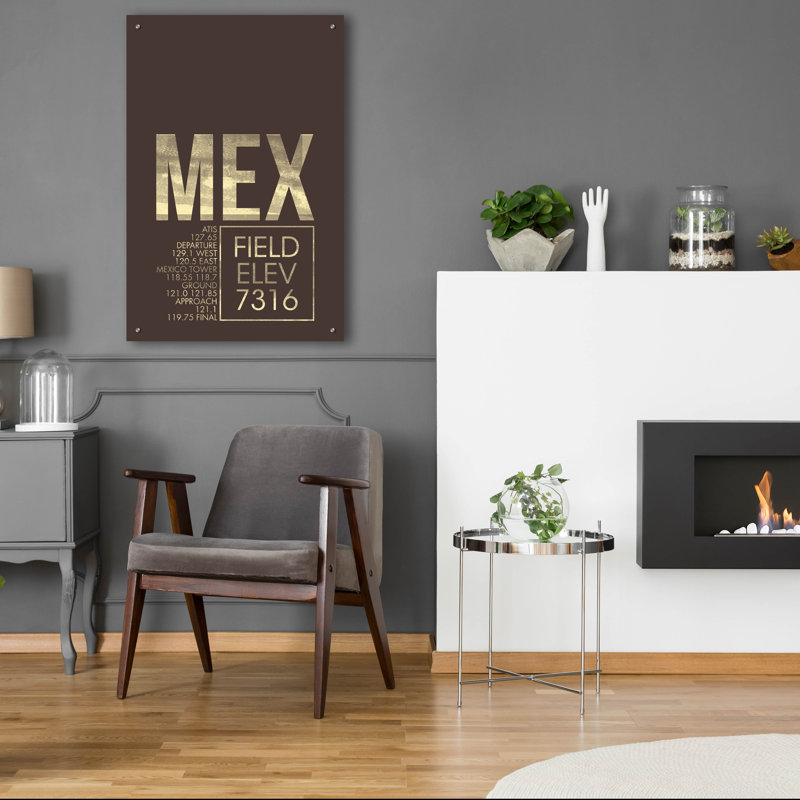 " MEX ATC " by O8 Left, 36" H x 24" W x 0.2" D