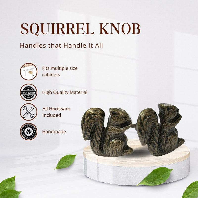 Poignée décorative Squirrel