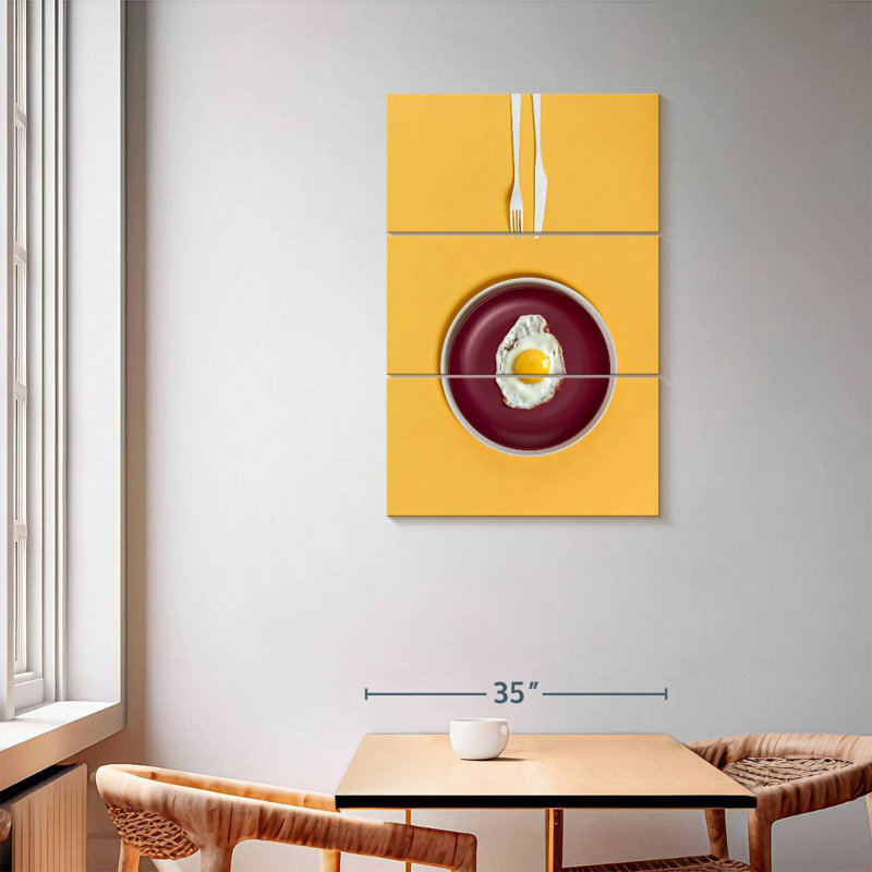Yarlin Egg For Breakfast, 57" H x 36" W