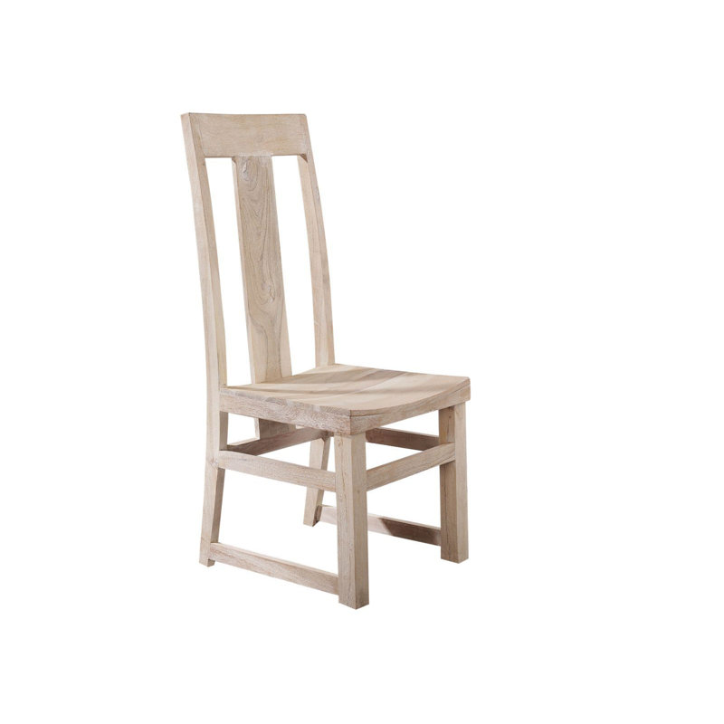 46cm H Solid Wood Side Chair