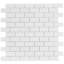 Thassos 1x2 Polished Marble Mosaic Tile