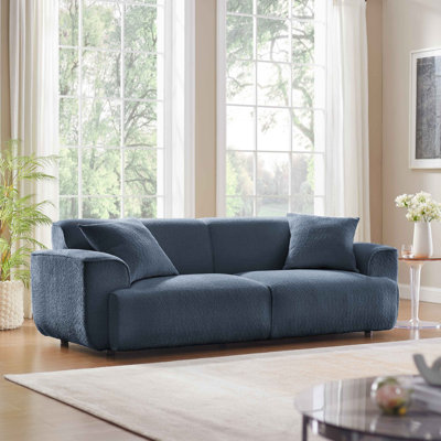 Wallas 231.1Cm Round Arms Sofa