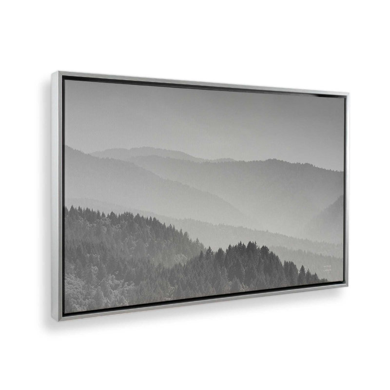 «Deep in the Lost Coast» par Nathan Larson, reproduction d'art, 30 W x 20 H, Silver, Framed Canvas
