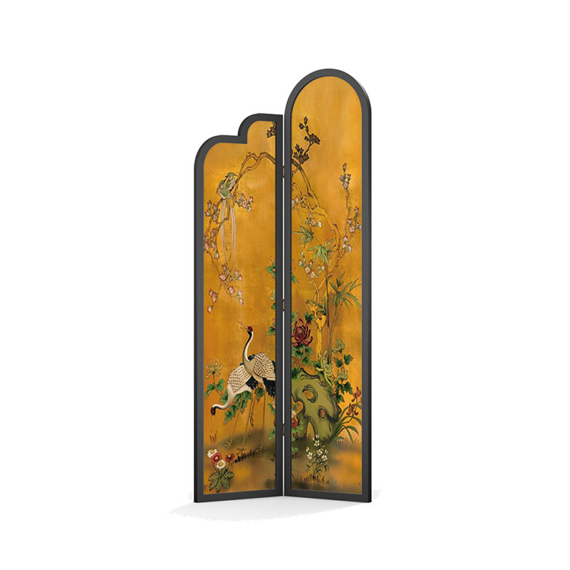 Paravent de salon pliable Georgette, 2, 78.7" H x 35.4" W x 1.6" D