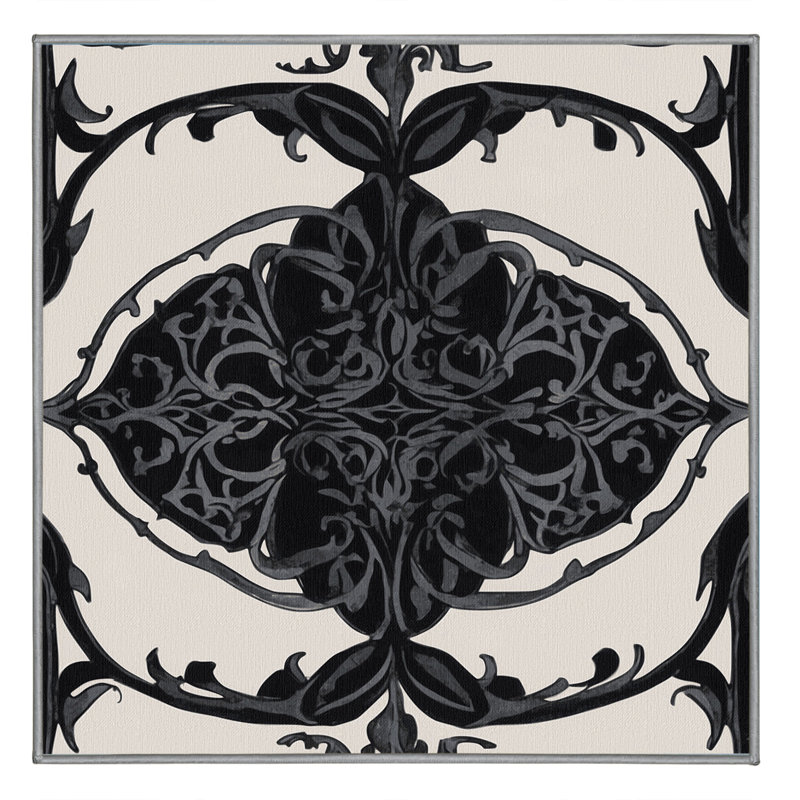 Shadow Crown Rug, Square 3'