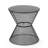 Yoshida Round Metal Outdoor Side Table , 17.75'' in. W 17.75'' in. D-2052042638