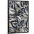 Toile avec cadre flottant noir