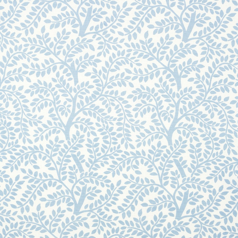 Temple Garden Ii Fabric, Sky/Ivory