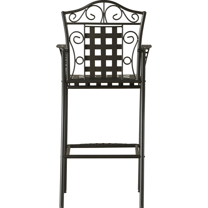 Tabouret de bar Apisan, Noir