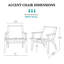 Fauteuil Clearwater