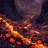 Bloom and eruption - 24"x24" Framed canvas