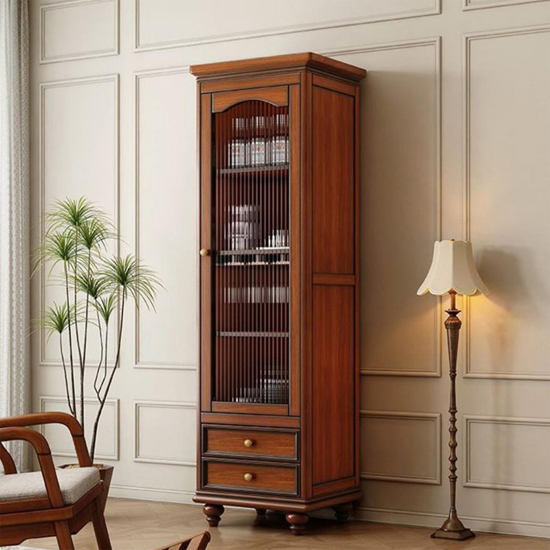 Buffet en noyer massif et bois manufacturé